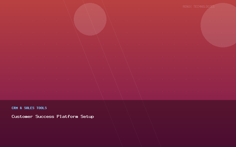 Customer Success Platform Setup