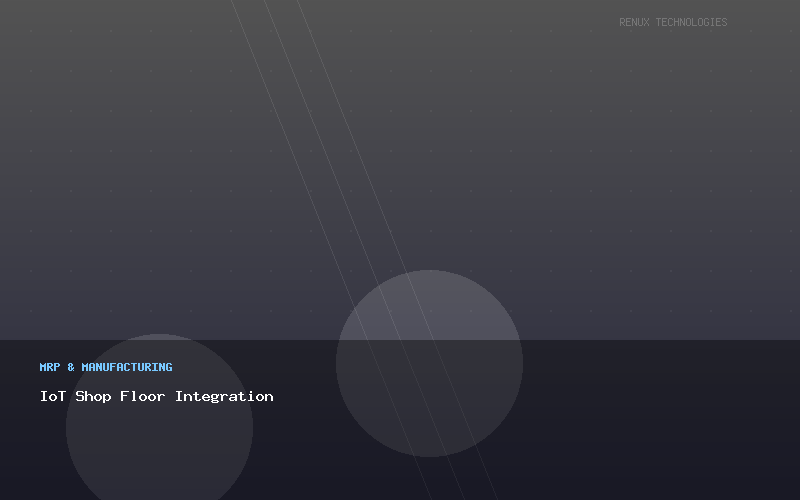 IoT Shop Floor Integration