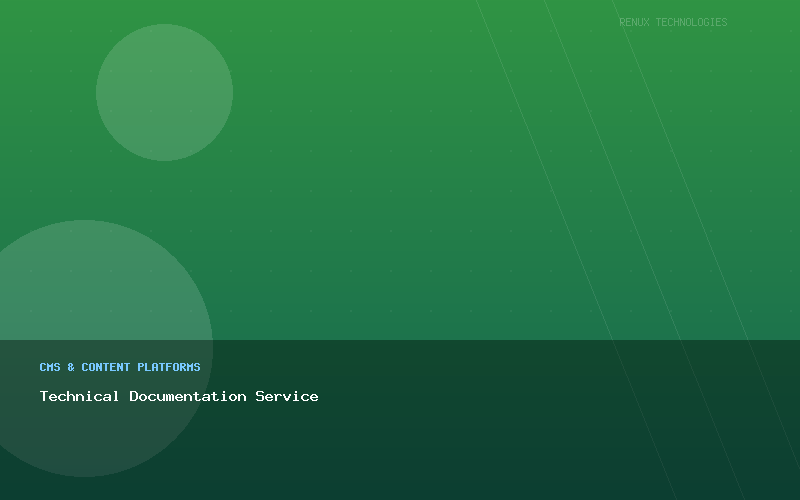 Technical Documentation Service