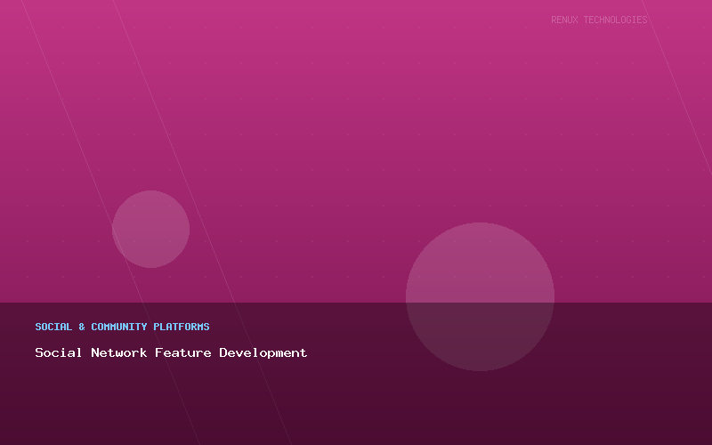 Social Network Feature Development