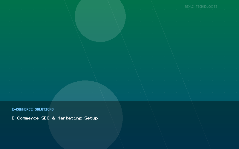 E-Commerce SEO & Marketing Setup