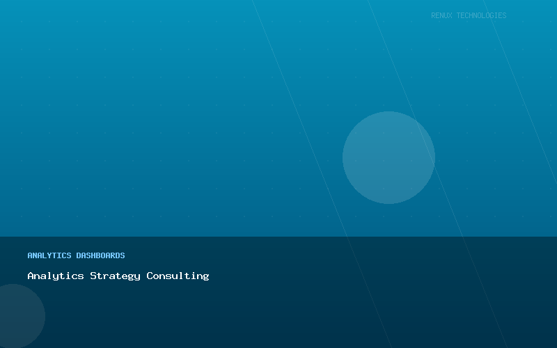 Analytics Strategy Consulting