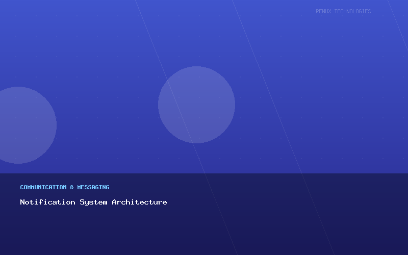 Notification System Architecture