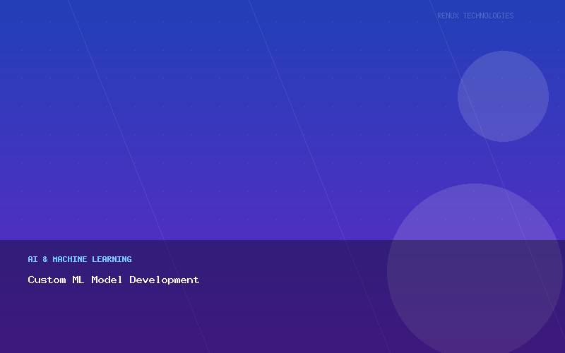 Custom ML Model Development
