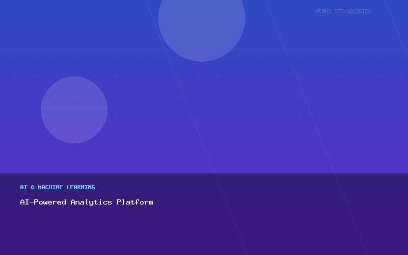 AI-Powered Analytics Platform