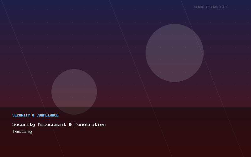 Security Assessment & Penetration Testing
