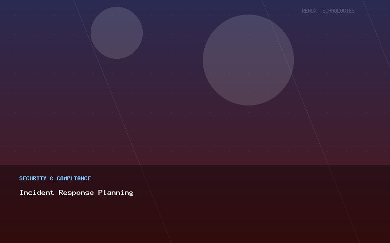 Incident Response Planning