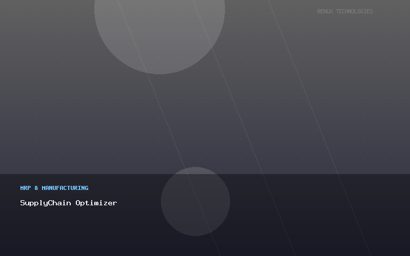 SupplyChain Optimizer