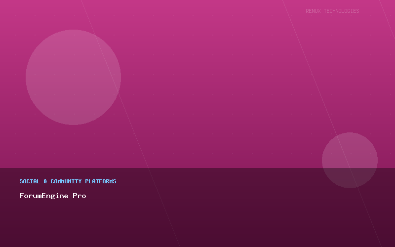 ForumEngine Pro