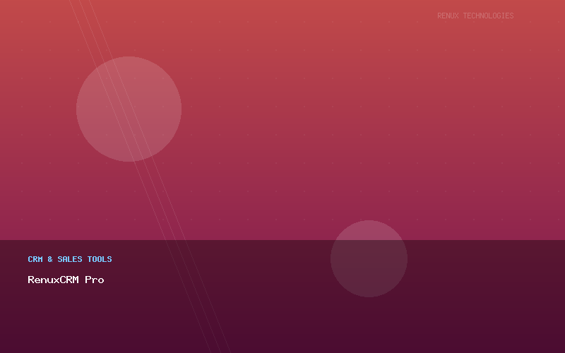 RenuxCRM Pro