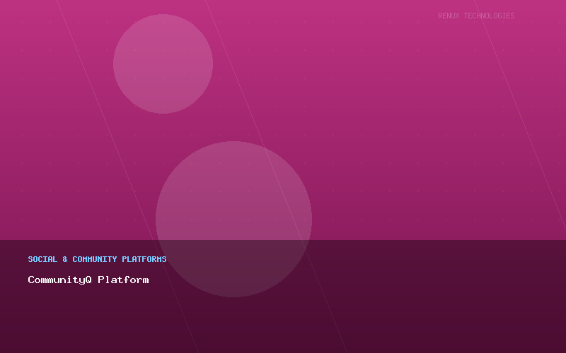 CommunityQ Platform