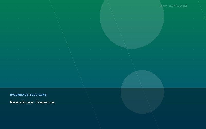 RenuxStore Commerce