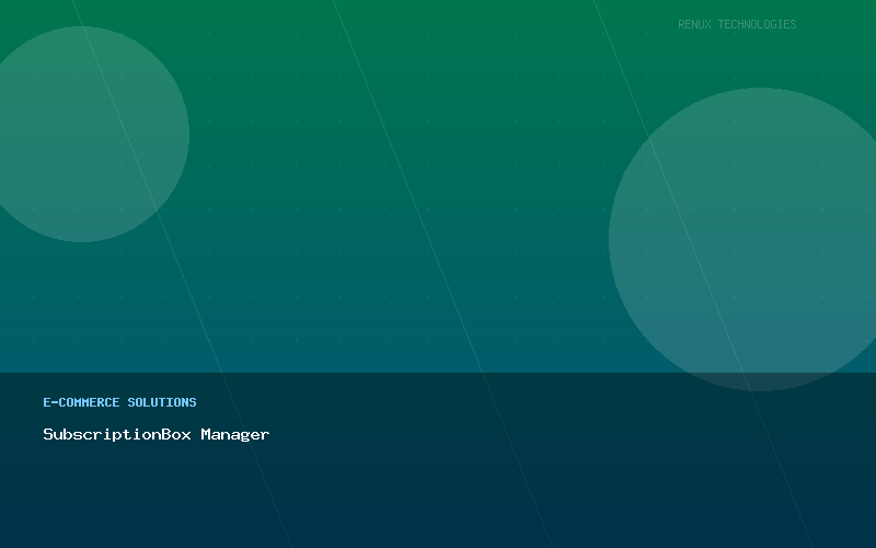 SubscriptionBox Manager