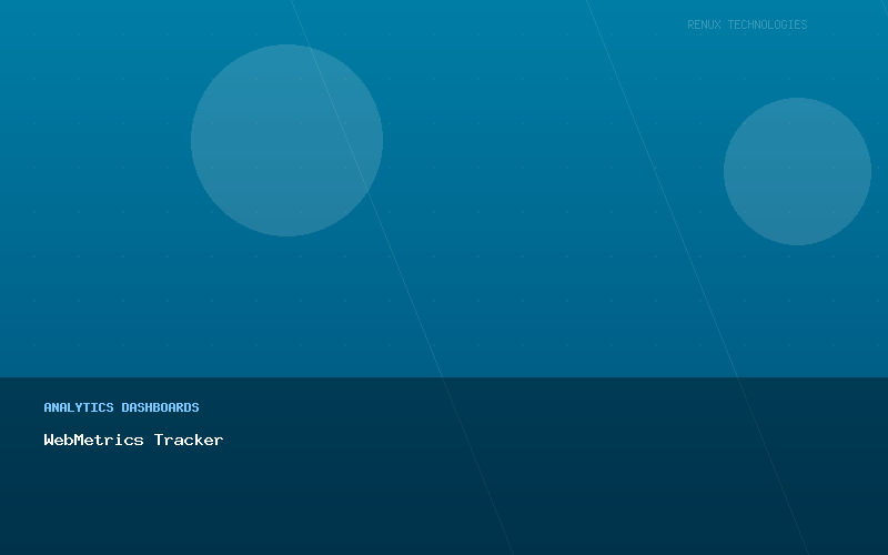 WebMetrics Tracker