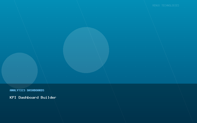 KPI Dashboard Builder