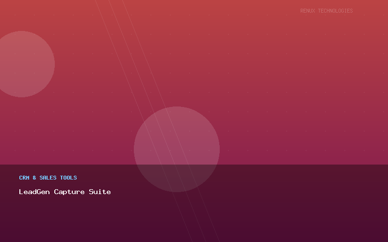 LeadGen Capture Suite