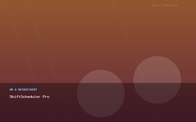 ShiftScheduler Pro