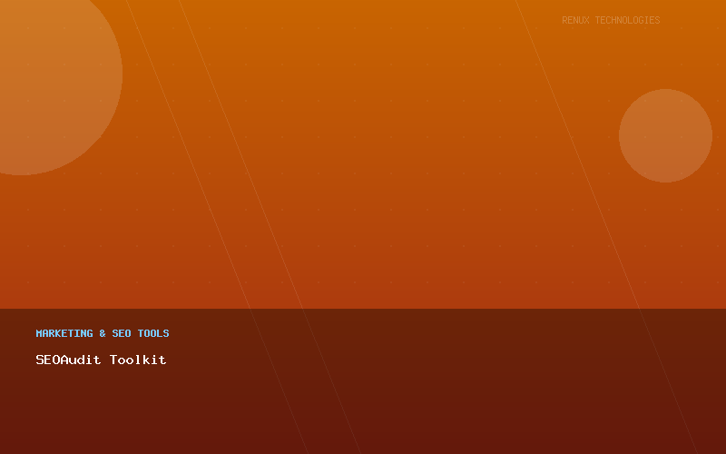 SEOAudit Toolkit