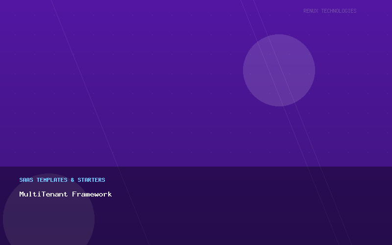 MultiTenant Framework
