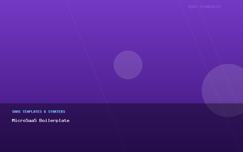 MicroSaaS Boilerplate