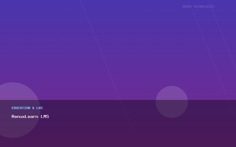 RenuxLearn LMS