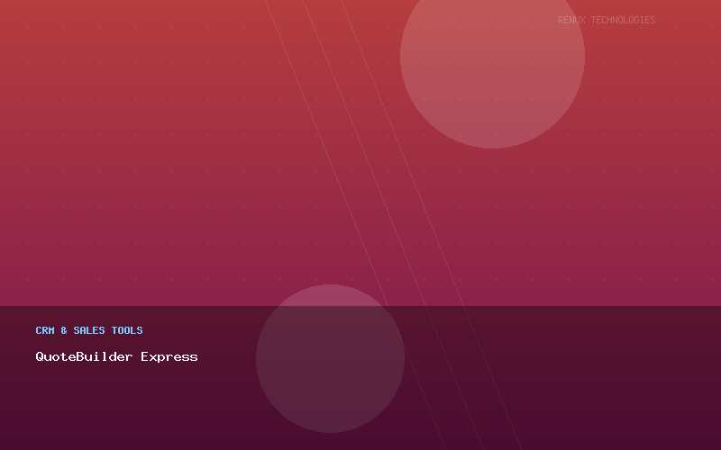 QuoteBuilder Express