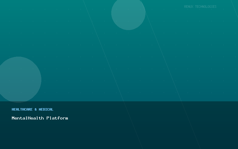 MentalHealth Platform