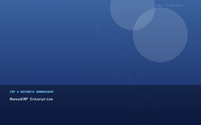 RenuxERP Enterprise
