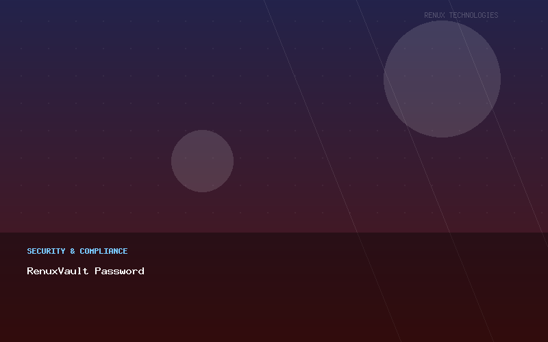 RenuxVault Password
