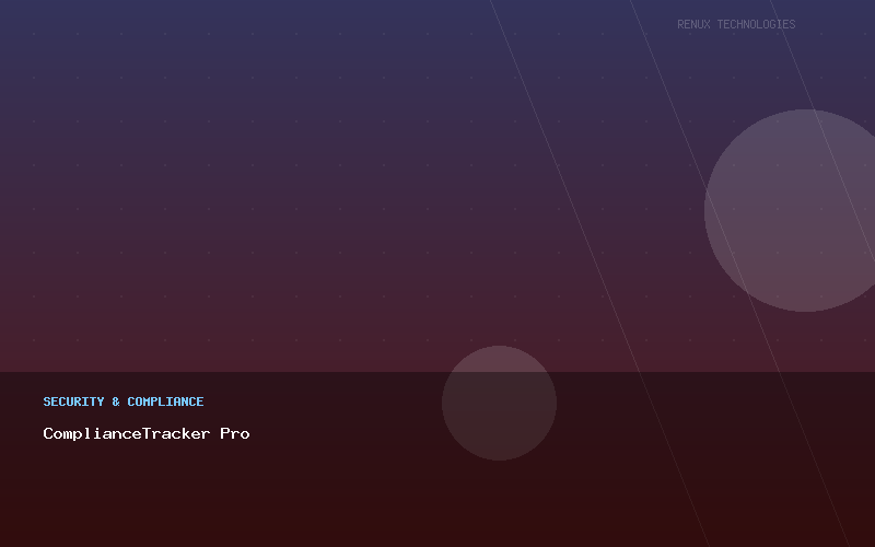 ComplianceTracker Pro