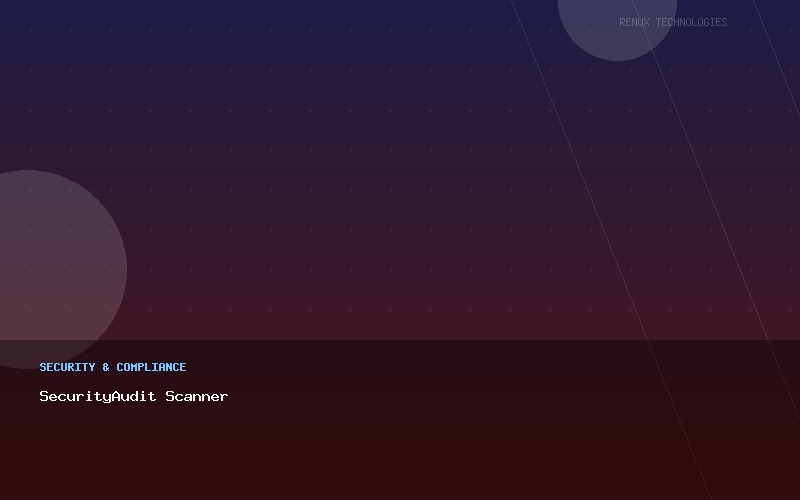 SecurityAudit Scanner